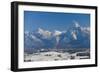 Panorama Landscape in Bavaria-filmfoto-Framed Photographic Print