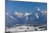 Panorama Landscape in Bavaria-filmfoto-Mounted Photographic Print