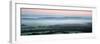 Panorama Misty Countryside Landscape Vibrant Dawn Sunrise-Veneratio-Framed Photographic Print