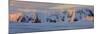 Panorama. Mountain Range. Antarctica.-Tom Norring-Mounted Photographic Print