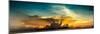 Panorama Natural Atmosphere, the Sunset Lake Songkhla-Narinthon Phaiboonsombat-Mounted Photographic Print