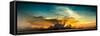 Panorama Natural Atmosphere, the Sunset Lake Songkhla-Narinthon Phaiboonsombat-Framed Stretched Canvas