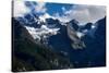 Panorama of a Colored Mountain Landscape in South Tyrol, Italy with the Snow Covered Mountains. Hig-nadia_if-Stretched Canvas