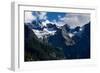 Panorama of a Colored Mountain Landscape in South Tyrol, Italy with the Snow Covered Mountains. Hig-nadia_if-Framed Photographic Print