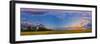 Panorama of a Colorful Sunset over a Prairie in Alberta, Canada-Stocktrek Images-Framed Photographic Print