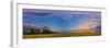 Panorama of a Colorful Sunset over a Prairie in Alberta, Canada-Stocktrek Images-Framed Photographic Print