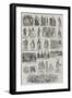 Panorama of a Fashionable Wedding-null-Framed Giclee Print