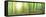 Panorama of a Green Summer Forest-Olegkalina-Framed Stretched Canvas