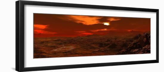 Panorama of a Landscape on Venus-Stocktrek Images-Framed Photographic Print