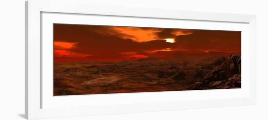 Panorama of a Landscape on Venus-Stocktrek Images-Framed Photographic Print