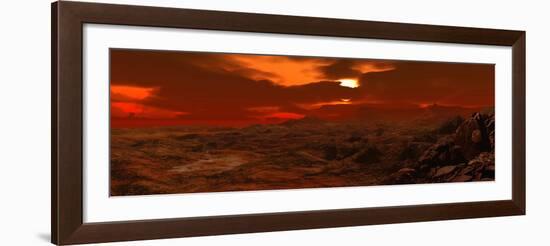 Panorama of a Landscape on Venus-Stocktrek Images-Framed Photographic Print