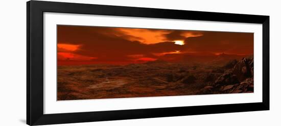 Panorama of a Landscape on Venus-Stocktrek Images-Framed Photographic Print