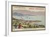 Panorama of Ajaccio and the Bay-null-Framed Giclee Print