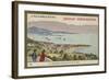 Panorama of Ajaccio and the Bay-null-Framed Giclee Print