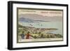 Panorama of Ajaccio and the Bay-null-Framed Giclee Print