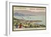 Panorama of Ajaccio and the Bay-null-Framed Giclee Print