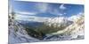 Panorama of Alpe Fora with Monte Disgrazia in the background, Malenco Valley, Province of Sondrio, -Roberto Moiola-Mounted Photographic Print
