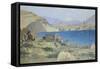 Panorama of Athens from Piraeus-Guglielmo Ciardi-Framed Stretched Canvas