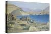 Panorama of Athens from Piraeus-Guglielmo Ciardi-Stretched Canvas