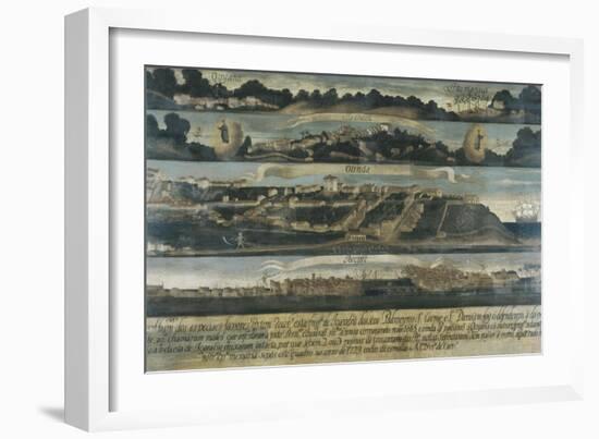 Panorama of Brazilian Cities of Igarassu, Olinda and Recife-null-Framed Art Print