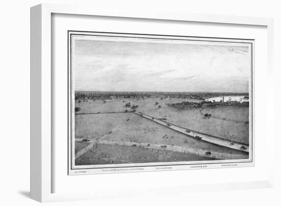 Panorama of Calcutta, India, C1840S-Frederick Fiebig-Framed Giclee Print