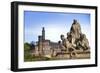 Panorama of Calton Hill in Edinburgh, Scotland-PlusONE-Framed Photographic Print