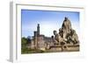 Panorama of Calton Hill in Edinburgh, Scotland-PlusONE-Framed Photographic Print