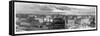 Panorama of Chicago from the Top of the City Hall, USA, 1871-null-Framed Stretched Canvas