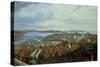 Panorama of Constantinople from the Suleymaniye Camii, 1844-Hubert Sattler-Stretched Canvas