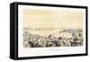 Panorama of Constantinople, with Two Views of Buyukdere, 1838-1845-null-Framed Stretched Canvas