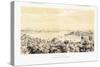 Panorama of Constantinople, with Two Views of Buyukdere, 1838-1845-null-Stretched Canvas