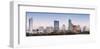 Panorama of Downtown Austin-null-Framed Art Print