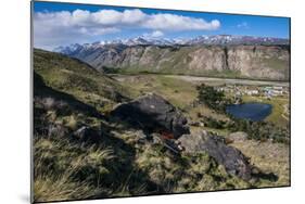 Panorama of El Chalten, Argentina, South America-Michael Runkel-Mounted Photographic Print