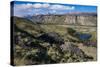Panorama of El Chalten, Argentina, South America-Michael Runkel-Stretched Canvas