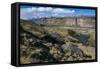 Panorama of El Chalten, Argentina, South America-Michael Runkel-Framed Stretched Canvas