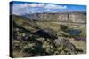 Panorama of El Chalten, Argentina, South America-Michael Runkel-Stretched Canvas