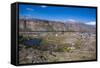 Panorama of El Chalten-Michael Runkel-Framed Stretched Canvas