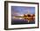 Panorama of Frankfurt Am Mine at Night, Germany-Zoom-zoom-Framed Photographic Print