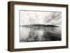 Panorama of Geneva Lake with Steamboat, Montreux-MikeNG-Framed Photographic Print