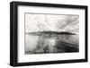 Panorama of Geneva Lake with Steamboat, Montreux-MikeNG-Framed Photographic Print