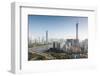 Panorama of Guangzhou in Daytime, Zhujiang New Town.-Paha_L-Framed Photographic Print