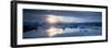 Panorama of Jokulsarlon Glacial Lagoon, Iceland-Peter Adams-Framed Photographic Print