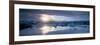 Panorama of Jokulsarlon Glacial Lagoon, Iceland-Peter Adams-Framed Photographic Print