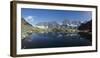 Panorama of Laghetto Forbici and Bernina Group on a Summer Day, Malenco Valley, Valtellina-Roberto Moiola-Framed Photographic Print