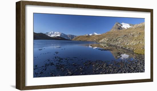 Panorama of Levanne Mountains and Aiguille Rousse at Sunrise-Roberto Moiola-Framed Photographic Print