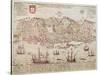 Panorama of Lisbon, 1572-null-Stretched Canvas