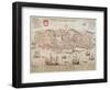 Panorama of Lisbon, 1572-null-Framed Giclee Print