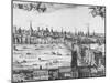 Panorama of London, 1616-Claes Jansz Visscher-Mounted Giclee Print