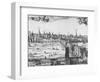 Panorama of London, 1616-Claes Jansz Visscher-Framed Giclee Print