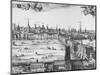 Panorama of London, 1616-Claes Jansz Visscher-Mounted Giclee Print